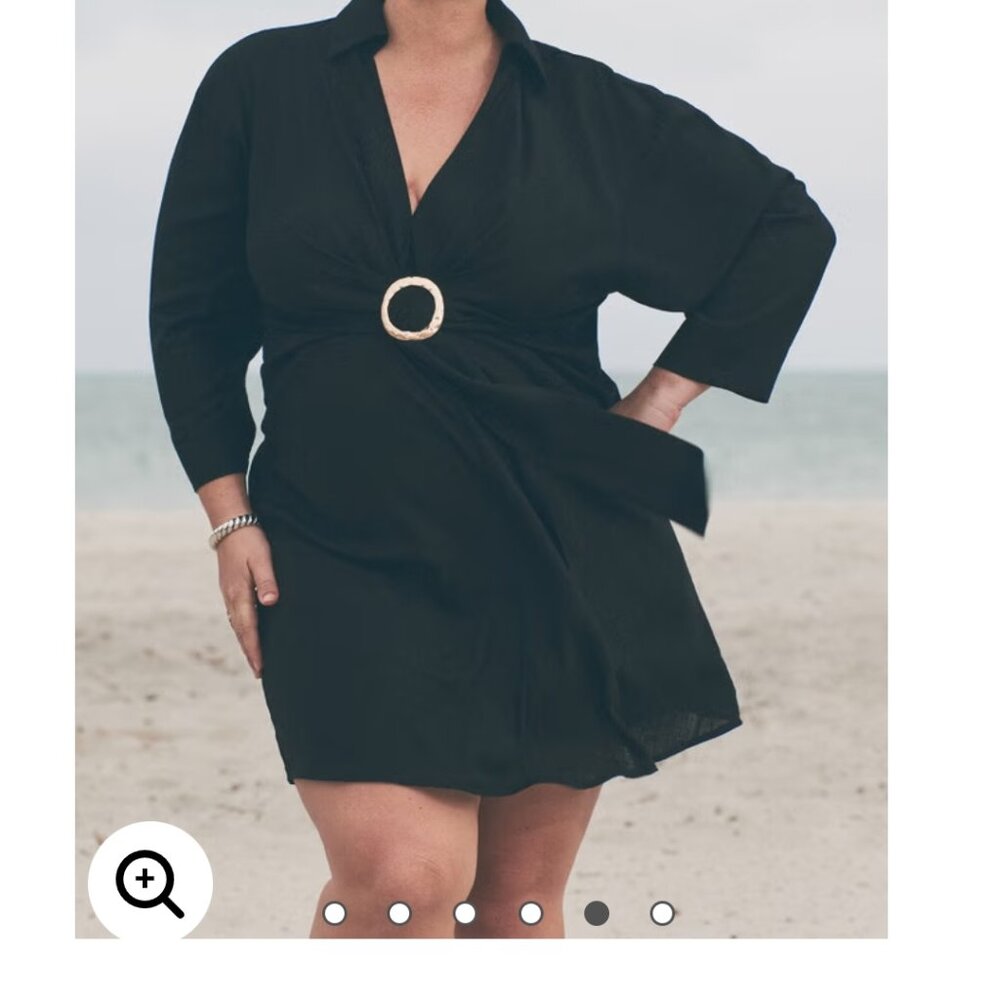 Tie Front Dolman Cover Up Tunic